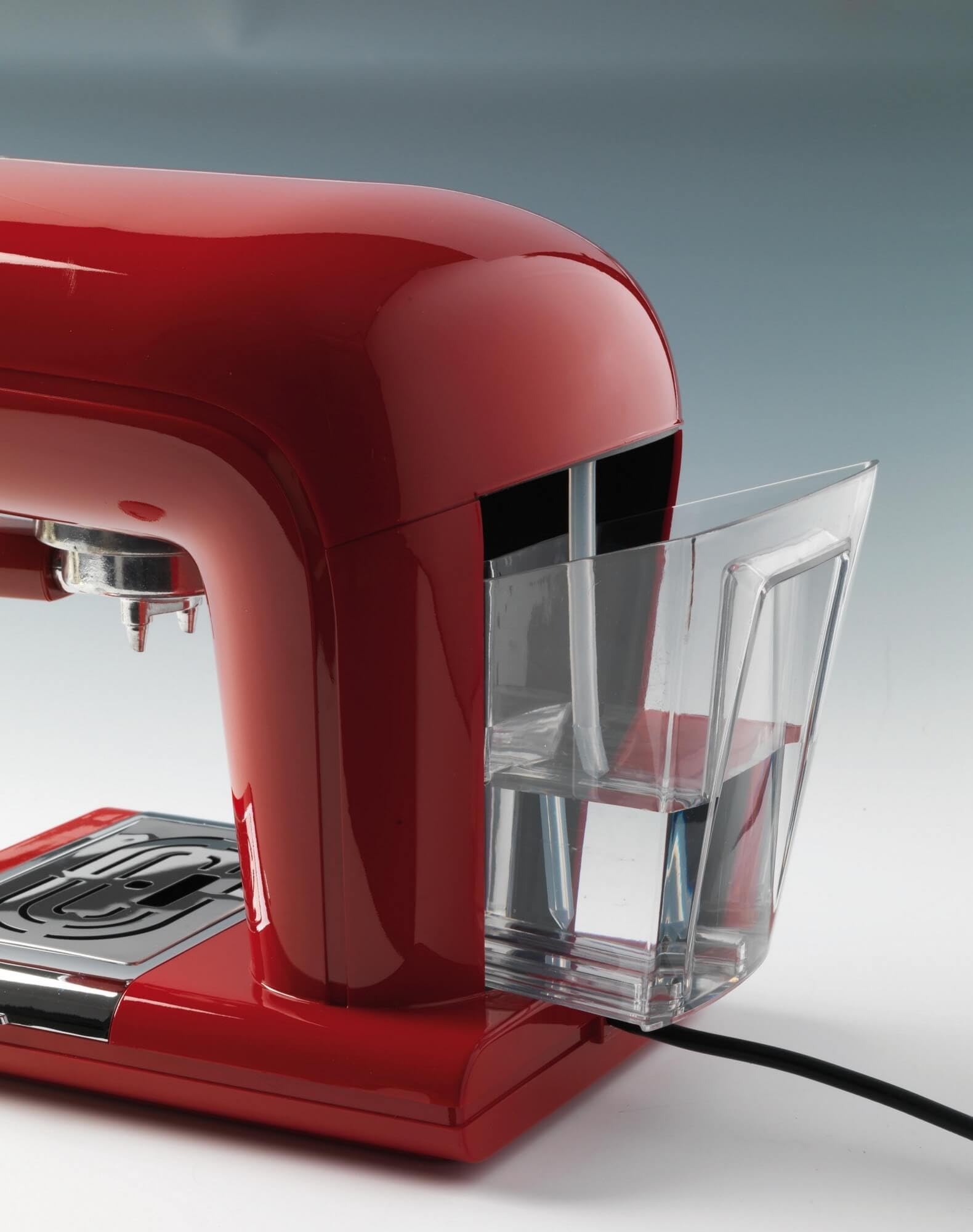 Ariete Vintage Pump Expresso Coffee Machine with Steamer, Maxi Cappuccino Maker, Ground Coffee اريتي ماكينة تحضير القهوة بامب اكسبريسو بلون احمر Ariete Vintage Pump Expresso Coffee Machine with Steamer, Maxi Cappuccino Maker, Ground Coffee اريتي ماكينة تحضير القهوة بامب اكسبريسو بلون احمر